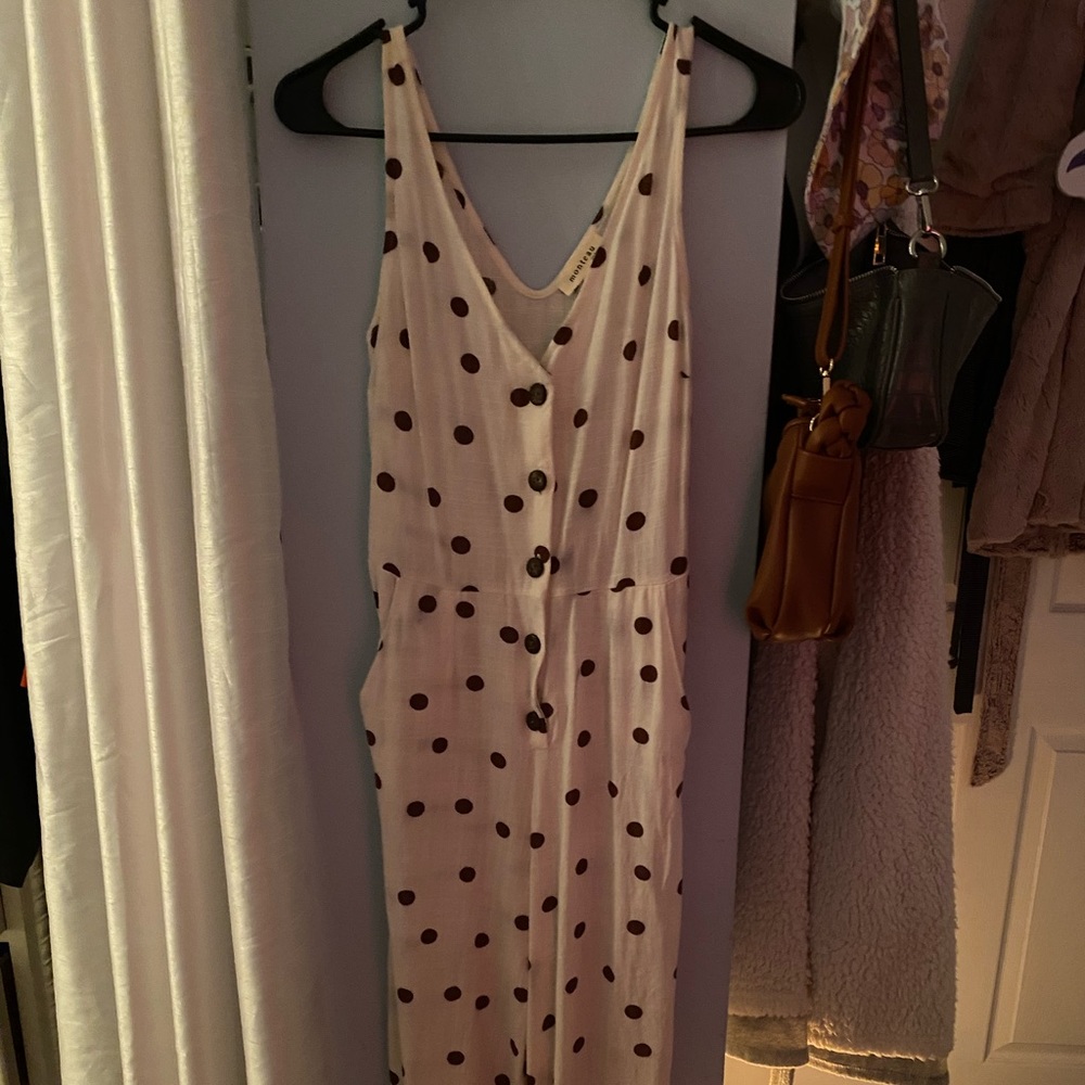Polka Dot Jumpsuit NWOT